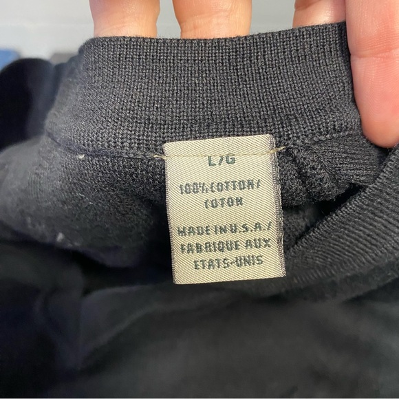 Cutter & Buck Men’s Vest 100% Cotton Black V Neck Golf Sweater Vest Solid Black - Picture 9 of 9